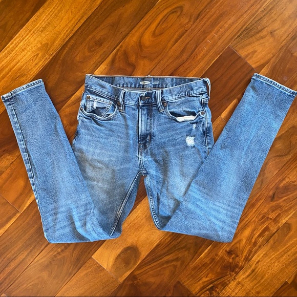 Old Navy Other - EUC Men’s Size 30 X 34, Old Navy Relaxed Slim Built- In Flex Distressed Jeans